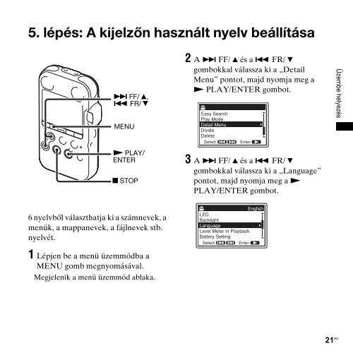 Sony PCM-M10 - PCM-M10 Consignes d&rsquo;utilisation Hongrois