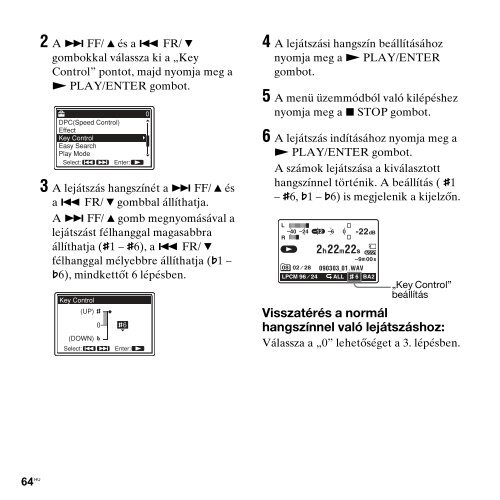 Sony PCM-M10 - PCM-M10 Consignes d&rsquo;utilisation Hongrois