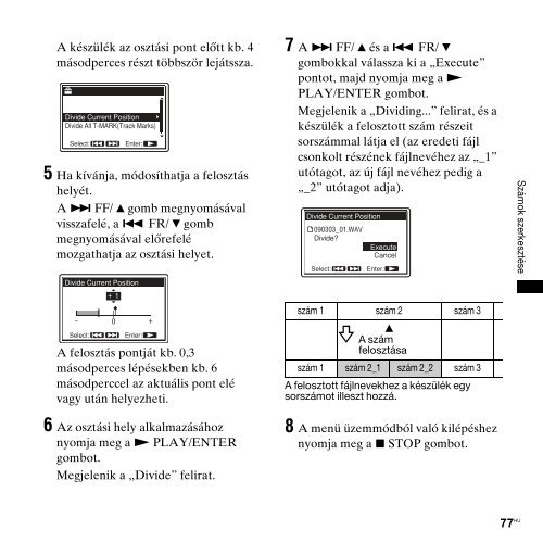 Sony PCM-M10 - PCM-M10 Consignes d&rsquo;utilisation Hongrois