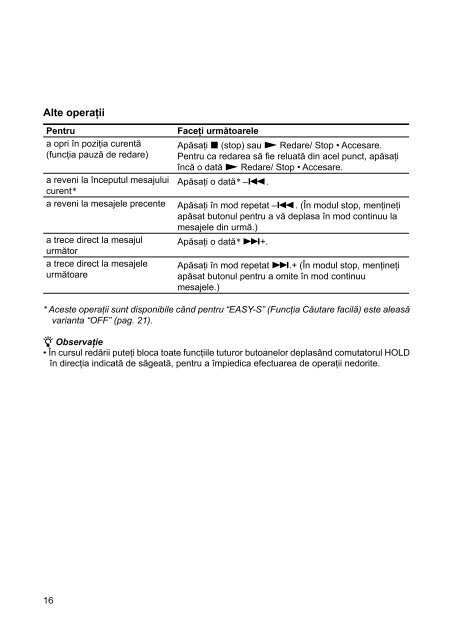 Sony ICD-BX800 - ICD-BX800 Mode d'emploi Roumain