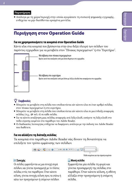 Sony ICD-UX522F - ICD-UX522F Consignes d&rsquo;utilisation Grec