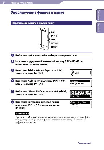 Sony ICD-TX50 - ICD-TX50 Consignes d&rsquo;utilisation Russe