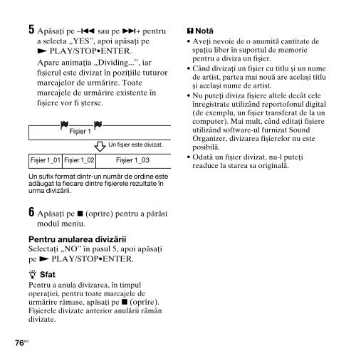 Sony ICD-PX312F - ICD-PX312F Consignes d&rsquo;utilisation Roumain