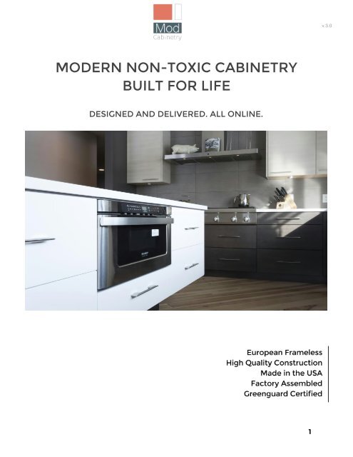 Mod Cabinetry Catalog Spring 2016 V 3