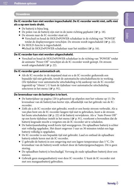 Sony ICD-UX522 - ICD-UX522 Consignes d&rsquo;utilisation N&eacute;erlandais