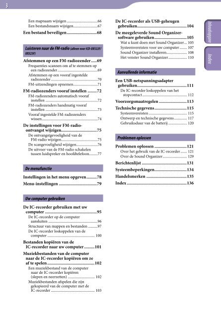 Sony ICD-UX522 - ICD-UX522 Consignes d&rsquo;utilisation N&eacute;erlandais