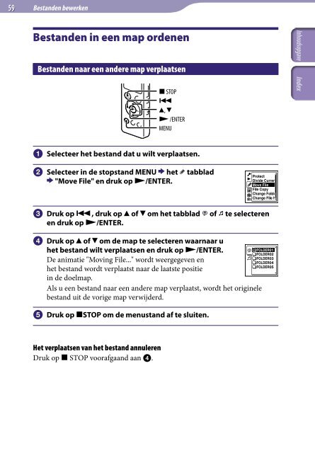 Sony ICD-UX522 - ICD-UX522 Consignes d&rsquo;utilisation N&eacute;erlandais