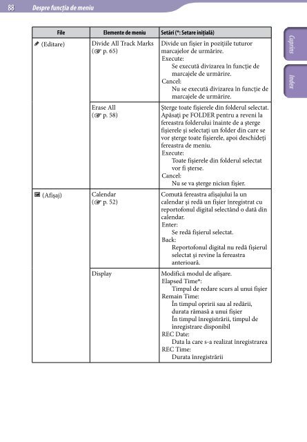 Sony ICD-UX522 - ICD-UX522 Consignes d&rsquo;utilisation Roumain