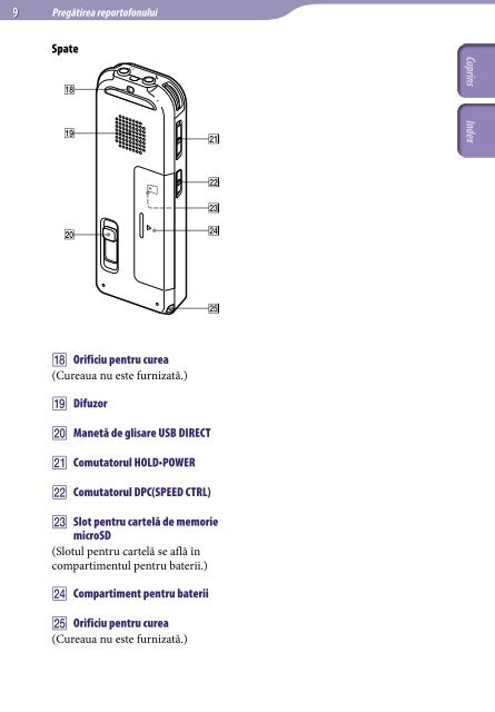 Sony ICD-UX522 - ICD-UX522 Consignes d&rsquo;utilisation Roumain