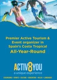Brochure Activ8You Costa Tropical, Spain