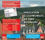 Druck Flyer Büdingen