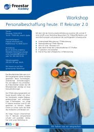 Workshop IT Rekruter 2.0