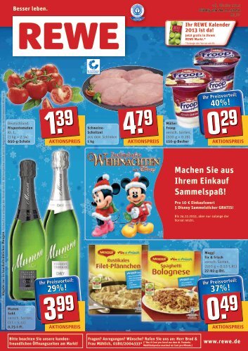 die Disney Helden zum großen REWE Sammelspaß! - REWE Marburg