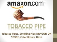 Tobacco Pipes, Smoking Pipe DRAGON ON STONE