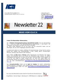 Newsletter 22 - ICA-Deutschland e.V.