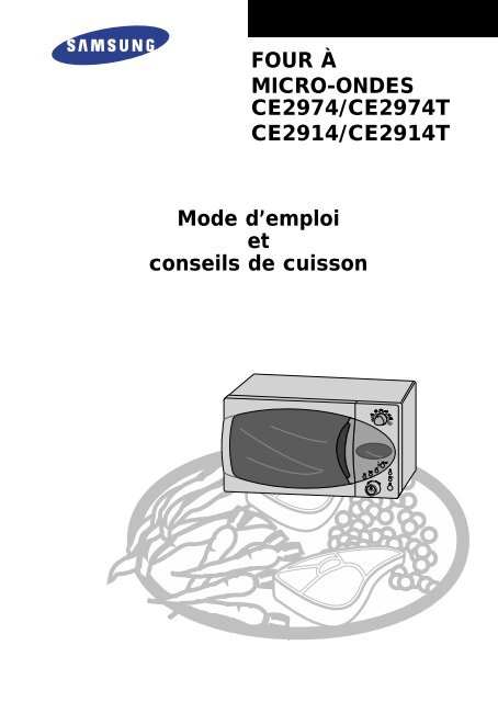 Samsung CE2974 (CE2974/XEF ) - Manuel de l'utilisateur 0.93 MB, pdf,  Multilingue