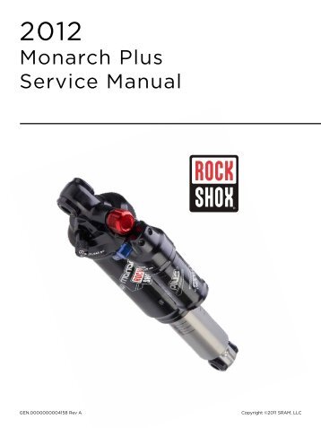 Monarch Plus Service Manual - Sram