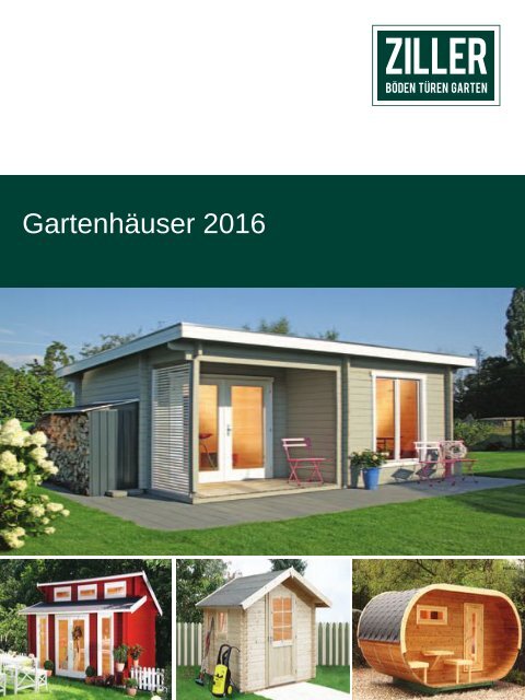 Gartenhäuser 2016