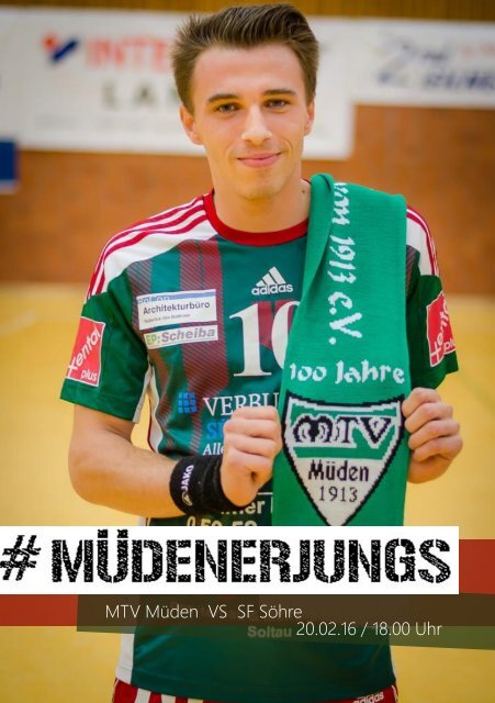 Hallenheft #MÜDENERJUNGS - SF Söhre