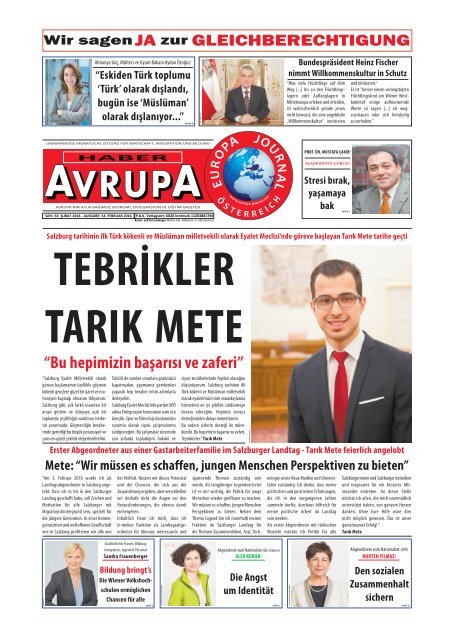 EUROPA JOURNAL - HABER AVRUPA FEBRUAR2016