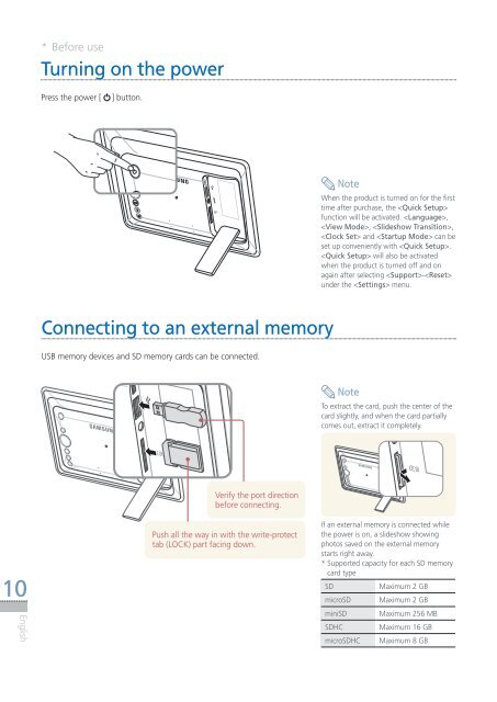 Samsung SPF-107H (LP10IPLEBT/EN ) - Manuel de l'utilisateur(Model code type: LP**IPLE*) 10.5 MB, pdf, Anglais