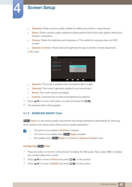 Samsung 23'' S&eacute;rie 7 Moniteur LED 3D S23A700D (LS23A700DSL/EN ) - Manuel de l'utilisateur 5.91 MB, pdf, Anglais