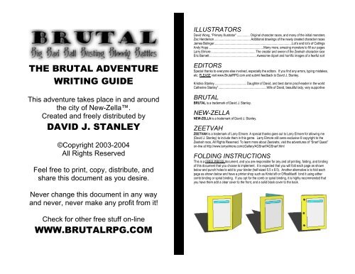 Adventure Writing Features ADVENTURE_Writing_Guide