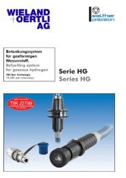 Serie HG Series HG - Wieland + Oertli AG