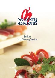 Bankett und Catering Service - Kuffler Gastronomie München