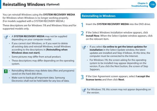 Samsung DP505A2G-K02FR - User Manual (Windows 8) 20.77 MB, pdf, Anglais