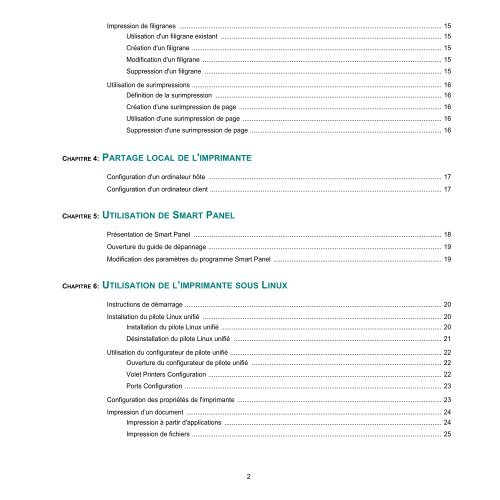 Samsung 16ppm Imprimante laser mono ML-1630 (ML-1630/SEE ) - Manuel de l'utilisateur 6.03 MB, pdf, Fran&ccedil;ais