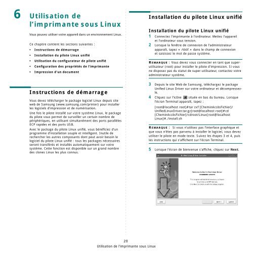 Samsung 16ppm Imprimante laser mono ML-1630 (ML-1630/SEE ) - Manuel de l'utilisateur 6.03 MB, pdf, Fran&ccedil;ais