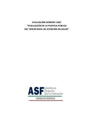 “EVALUACIÓN DE LA POLÍTICA PÚBLICA DEL TERCER NIVEL DE ATENCIÓN EN SALUD