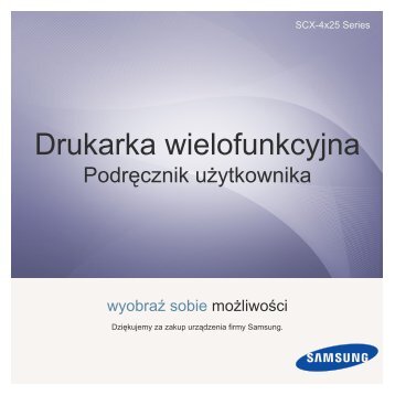 Samsung Imprimante Multifonction laser mono SCX-4825FN (24ppm) (SCX-4825FN/SEE ) - Manuel de l'utilisateur 8.27 MB, pdf, POLONAIS, Multilingue