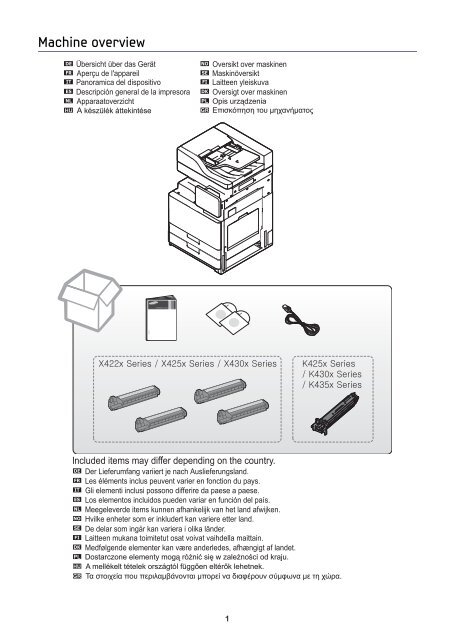 Samsung SL-K4350LX Multifonction A3 Monochrome 35 ppm (SL-K4350LX/SEE ) - Installation Guide 9.94 MB, pdf, Anglais