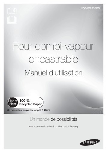 Samsung Four compact, 50L - NQ50C7935ES/EF (NQ50C7935ES/EF ) - Manuel de l'utilisateur 0.01MB, pdf, NÃERLANDAIS, FranÃ§ais, ALLEMAND