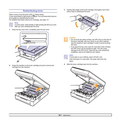 Samsung 16ppm Multifonction laser mono SCX-4500 (SCX-4500/SEE ) - Manuel de l'utilisateur 7.21 MB, pdf, Anglais