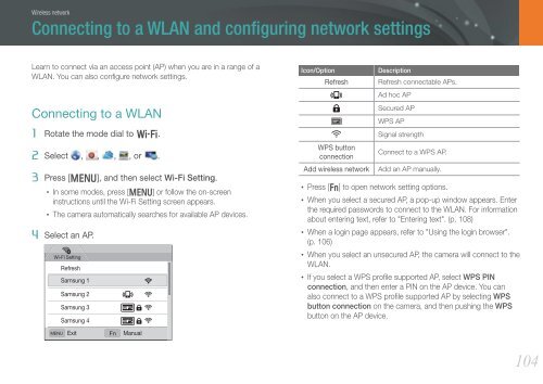 Samsung Samsung NX20 (EV-NX20ZZBSBFR ) - Manuel de l'utilisateur 9.23 MB, pdf, Anglais