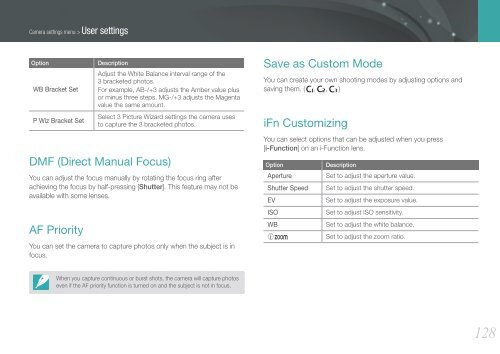 Samsung Samsung NX20 (EV-NX20ZZBSBFR ) - Manuel de l'utilisateur 9.23 MB, pdf, Anglais