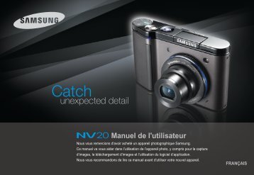 Samsung NV20 (EC-NV20ZBBA/E1 ) - Manuel de l'utilisateur 8.07 MB, pdf, FranÃ§ais