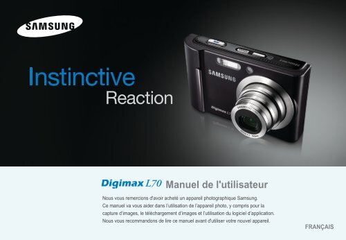 Samsung DIGIMAX L70 (EC-L70ZZBBA/DE ) - Manuel de l'utilisateur 7.51 MB, pdf, Fran&ccedil;ais