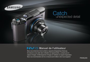 Samsung NV15 (EC-NV15ZBBA/E1 ) - Manuel de l'utilisateur 7.6 MB, pdf, FranÃ§ais