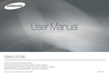Samsung D760 (EC-D760ZSBB/FR ) - Manuel de l'utilisateur 7.59 MB, pdf, Anglais