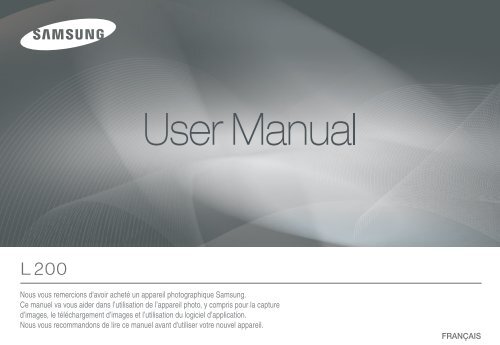 Samsung L200 (EC-L200ZPBA/FR ) - Manuel de l'utilisateur 9.28 MB, pdf, Fran&ccedil;ais