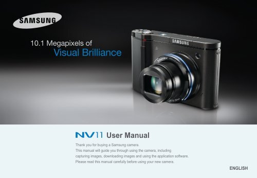 Samsung NV11 (EC-NV11ZBBA/FR ) - Manuel de l'utilisateur 7.94 MB, pdf, Anglais