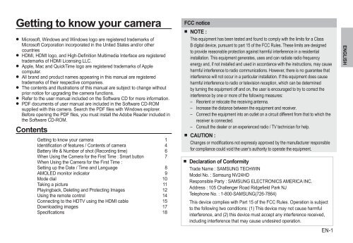 Samsung NV24HD (EC-NV24HBBA/E2 ) - Guide rapide 26.47 MB, pdf ...