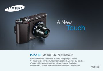 Samsung NV10 (EC-NV10ZBBA/FR ) - Manuel de l'utilisateur 6.46 MB, pdf, FranÃ§ais