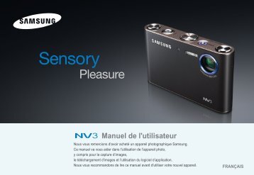 Samsung NV3 (EC-NV3ZZBBA/FR ) - Manuel de l'utilisateur 9.36 MB, pdf, FranÃ§ais