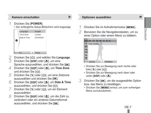 Samsung ST61 (EC-ST61ZZBPBE1 ) - Guide rapide 20.6 MB, pdf, Anglais, BULGARE, CROATE, TCH&Egrave;QUE, Fran&ccedil;ais, ALLEMAND, Grec, HONGROIS, Italien, POLONAIS, Roumain, SERBE, SLOVAQUE, SLOV&Egrave;NE