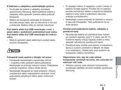 Samsung ST61 (EC-ST61ZZBPBE1 ) - Guide rapide 20.6 MB, pdf, Anglais, BULGARE, CROATE, TCH&Egrave;QUE, Fran&ccedil;ais, ALLEMAND, Grec, HONGROIS, Italien, POLONAIS, Roumain, SERBE, SLOVAQUE, SLOV&Egrave;NE